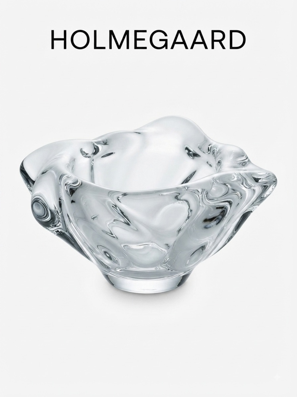 Holmegaard Clear Votive 1825  - Crystal Finish